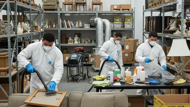 Contents cleaning and restoration after a property damage event