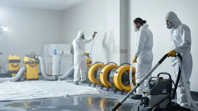 Demolition and debris removal as part of property restoration