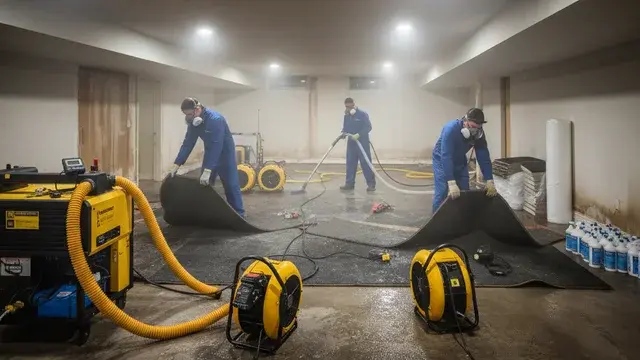 Emergency water damage response in Red Oak, TX