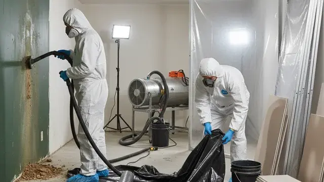 Professional black mold removal services